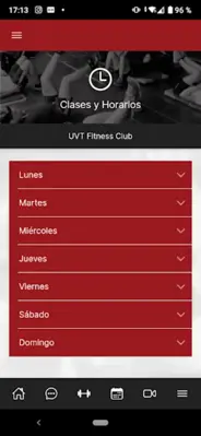 UVT Fitness Club android App screenshot 4